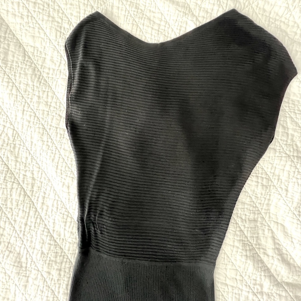 Off shoulder black dress